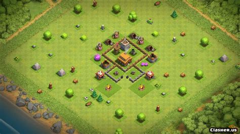 town hall 3 base link